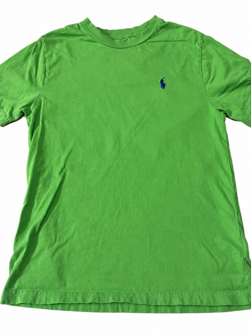 Polo by Ralph Lauren Bright Green Crewneck Tee with Blue Pony